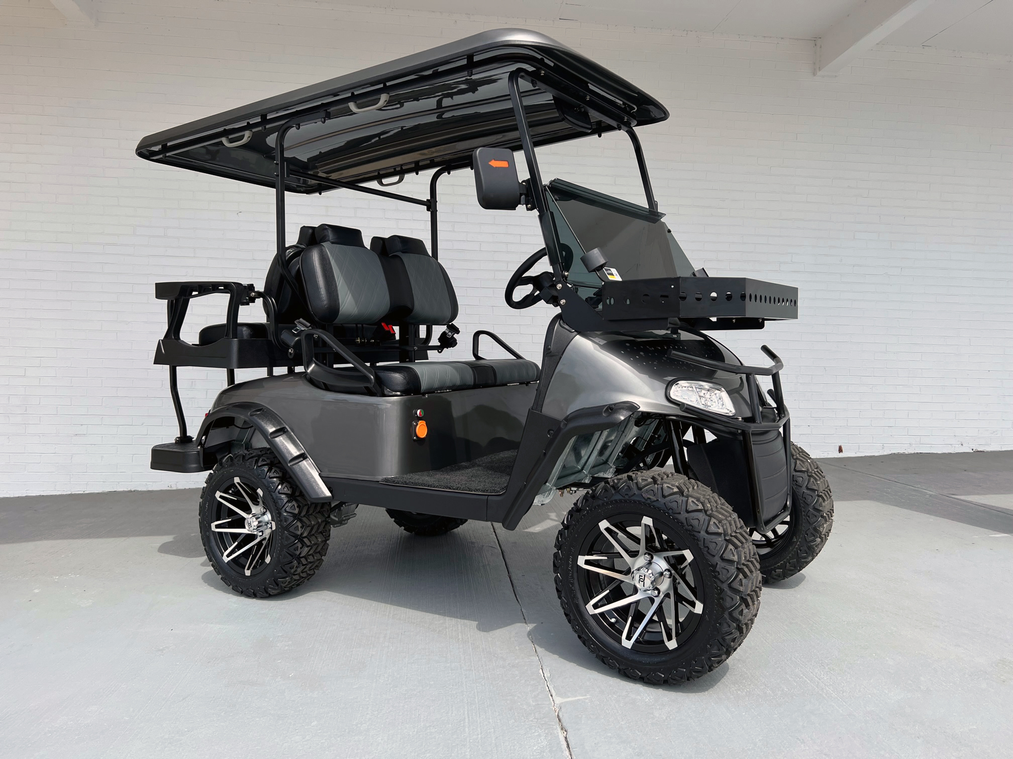 Charcoal Renegade Ultra Golf Cart - Lifted 